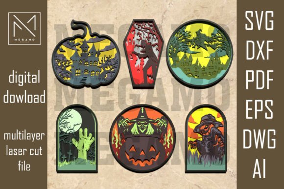 Halloween Cut File Set