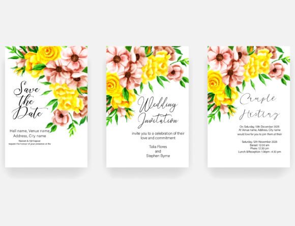 Elegant Engagement Invitation Template