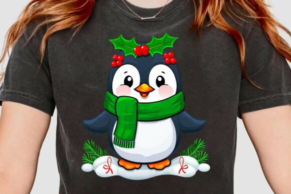Merry Penguin Winter Wonderland Graphics Png