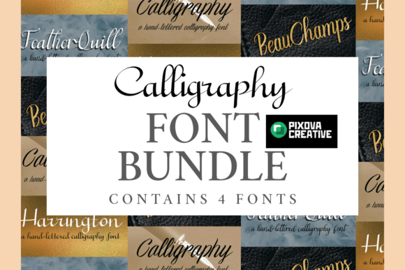 Calligraphy Font Bundle