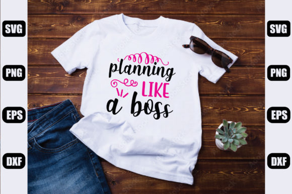 Planner Sticker SVG Design, Planning Lik