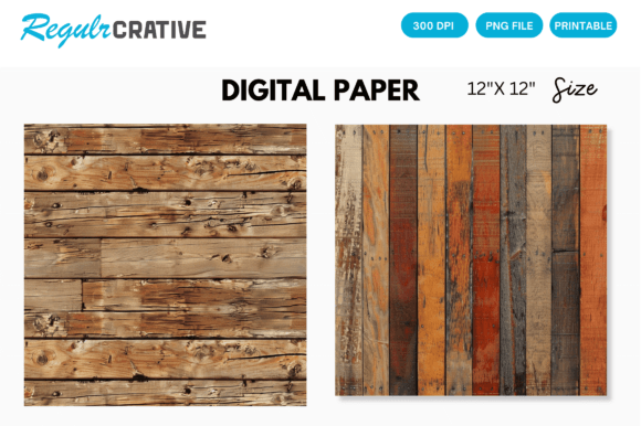 Rustic Wood Texture Seamless Background