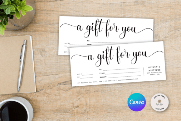 Printable Gift Certificate Template