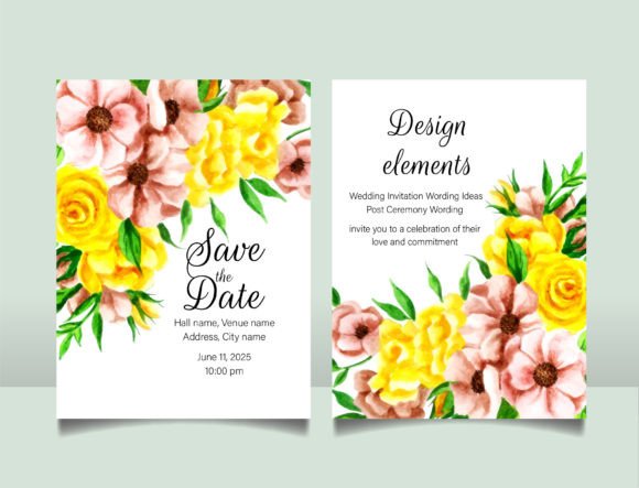 Elegant Engagement Invitation Template