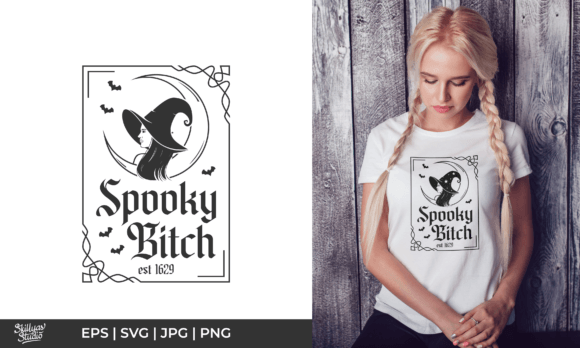 Halloween Spooky Bitch SVG