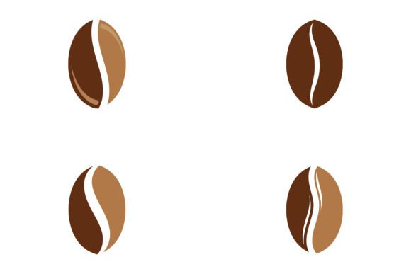 Coffee Bean Icon Vector Illustration