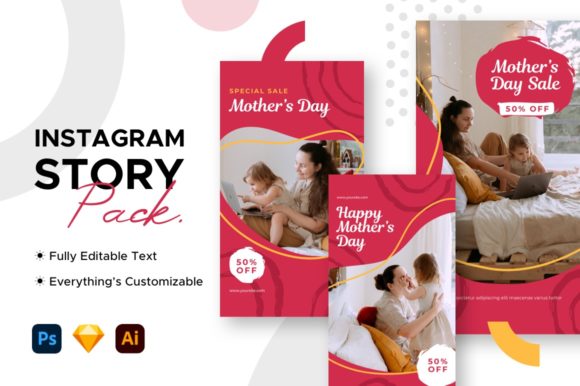 Instagram Story Mother's Day Template