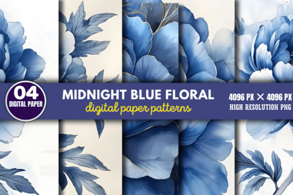 Midnight Blue Christmas Backgrounds 19