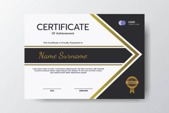 Achievements Certificate Template