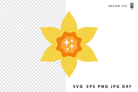 Daffodil - Spring Flower SVG