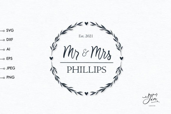 Monogram Frame SVG